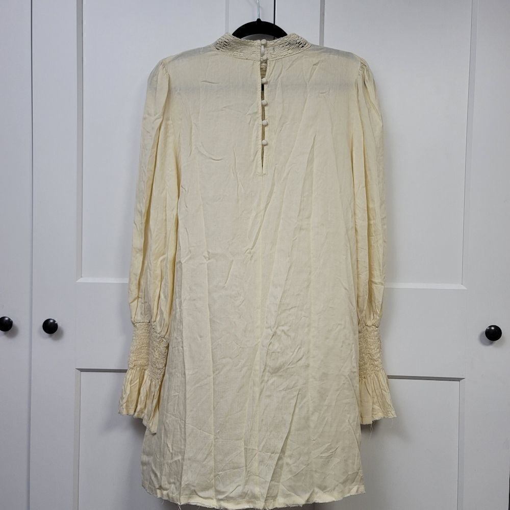 Free People Nwot Vienna crochet trim mini dress, medium - Picture 6 of 11